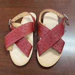 Huaraches de piel exotica original