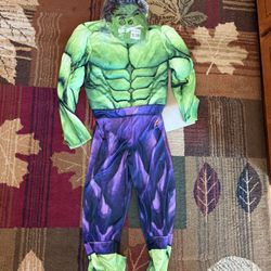 Hulk Halloween Costume - Kids Size 10-12 - Brand New 