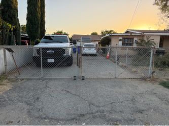 Chain link rolling gates 16x4 ft