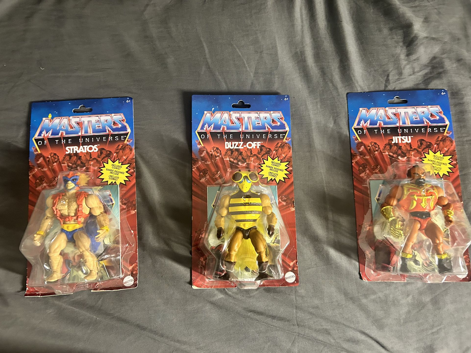 Masters of the Universe all brand New Lot of 3