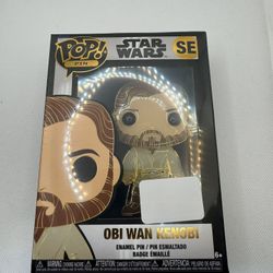 Funko POP Disney Star Wars Obi Wan Kenobi SE 4'' Pin w/Removable Stand