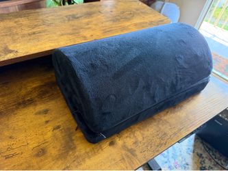 Foot Rest for Under Desk at Work, Comfortable Foot Stool with 2 Adjustable Heights, Footrest with Washable Cover, for Back & Hip Pain Relief, Suitable