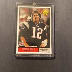 Tom Brady 2000 Rookie Promo