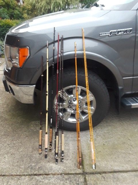 Fishing fly rods