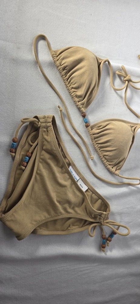 Sand N Sun Two Piece Bathing Suit / Swimwear - New Women's Size Medium 