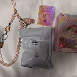 Big Into Energy labubu “Loyalty” Phone Charm 