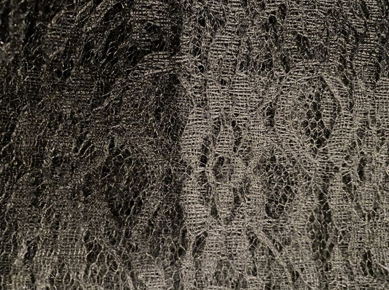 black 6inches wide 6yards long lace