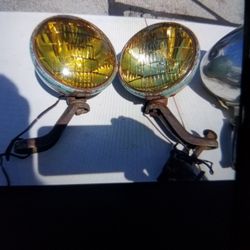 Vintage car Fog lights