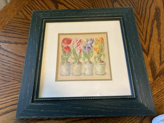 Framed Flower  Picture 