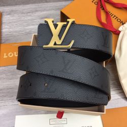 Louis Vuitton Black Belt New 