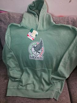 México Soccer Pullover Hoodie Green