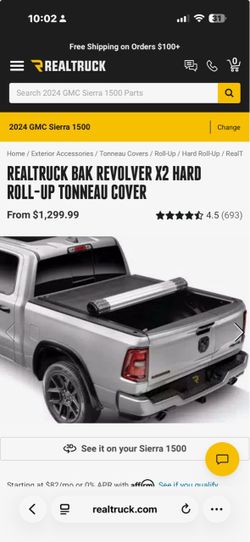 REALTRUCK ROLL-N-LOCK M-SERIES MANUAL RETRACTABLE TONNEAU COVER