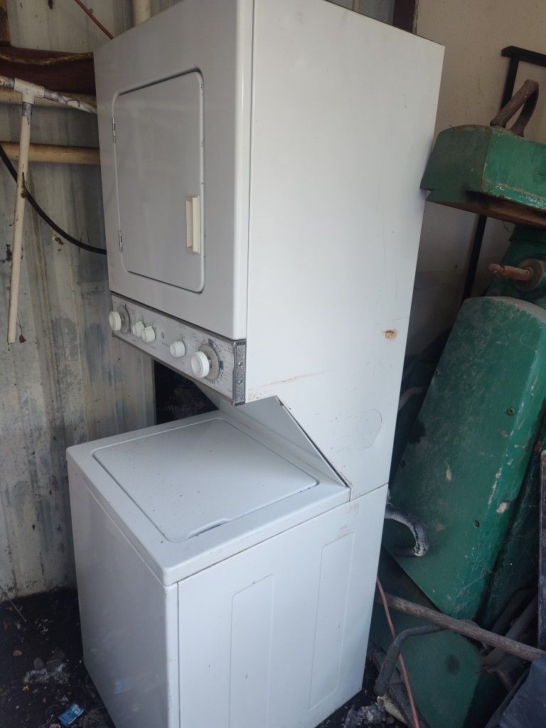 Ge Stackable Washer And Dryer 24 Inch Wide Electric