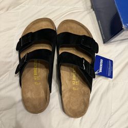 Birkenstock Arizona black suede (42)