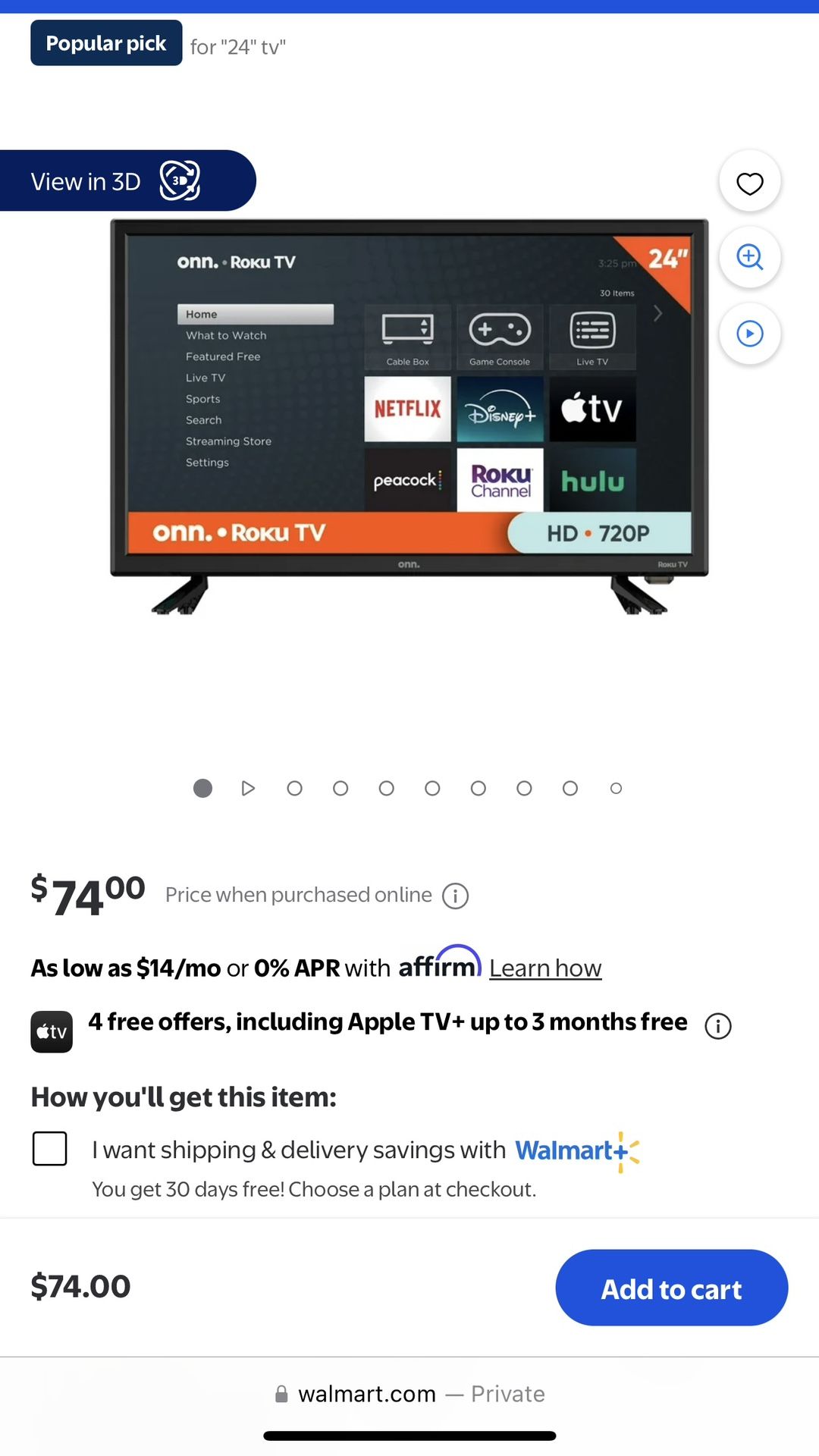 30 Inch Roku Tv