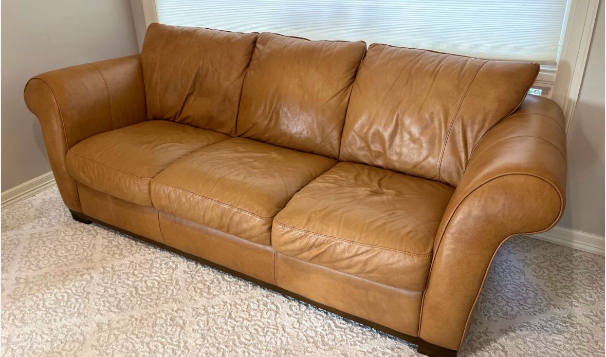 Italsofa Leather Couch