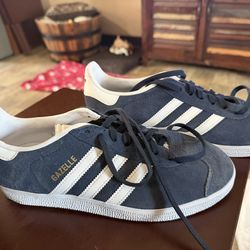 Adidas gazelle shoes, blue