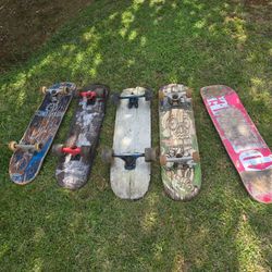 Skateboards all for $45