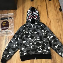 Bathing Ape Double Cap Hoodie 