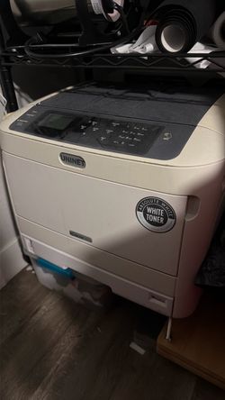 Icolor 650 white toner printer