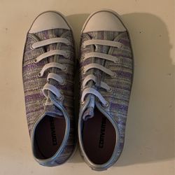 Girls Glitter Converse