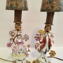 Antique French Table Lamps