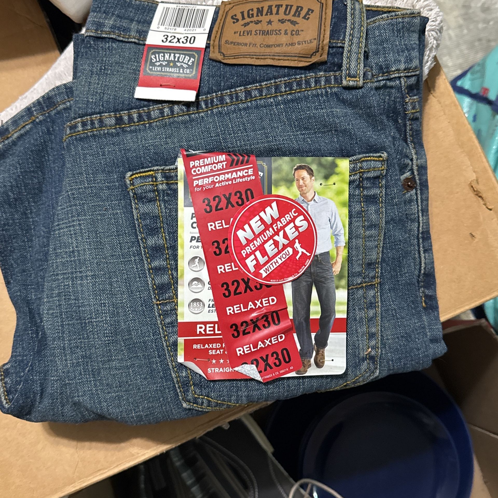 Mens levi Strauss Jeans New Sz 32x30