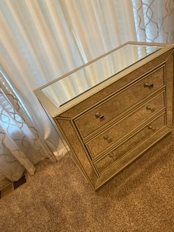 Dresser with a glasses design