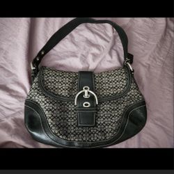 Black Coach Shoulder Bag