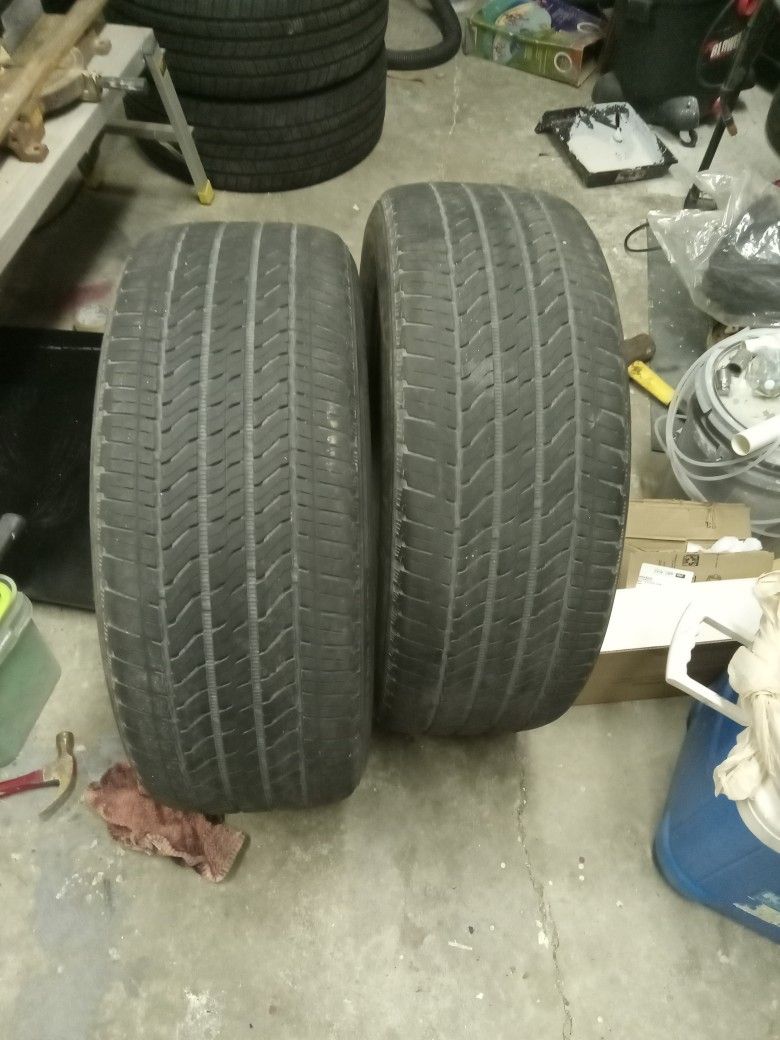 2 Bridgestone 275/50/22 Both Have Lots Of Tread Left