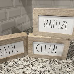 Set Of Bathroom Signs