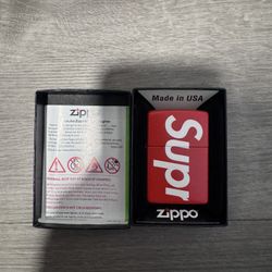 Authentic Supreme Zippo Lighter