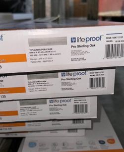 Sterling oak Lifeproof Vinyl Flooring