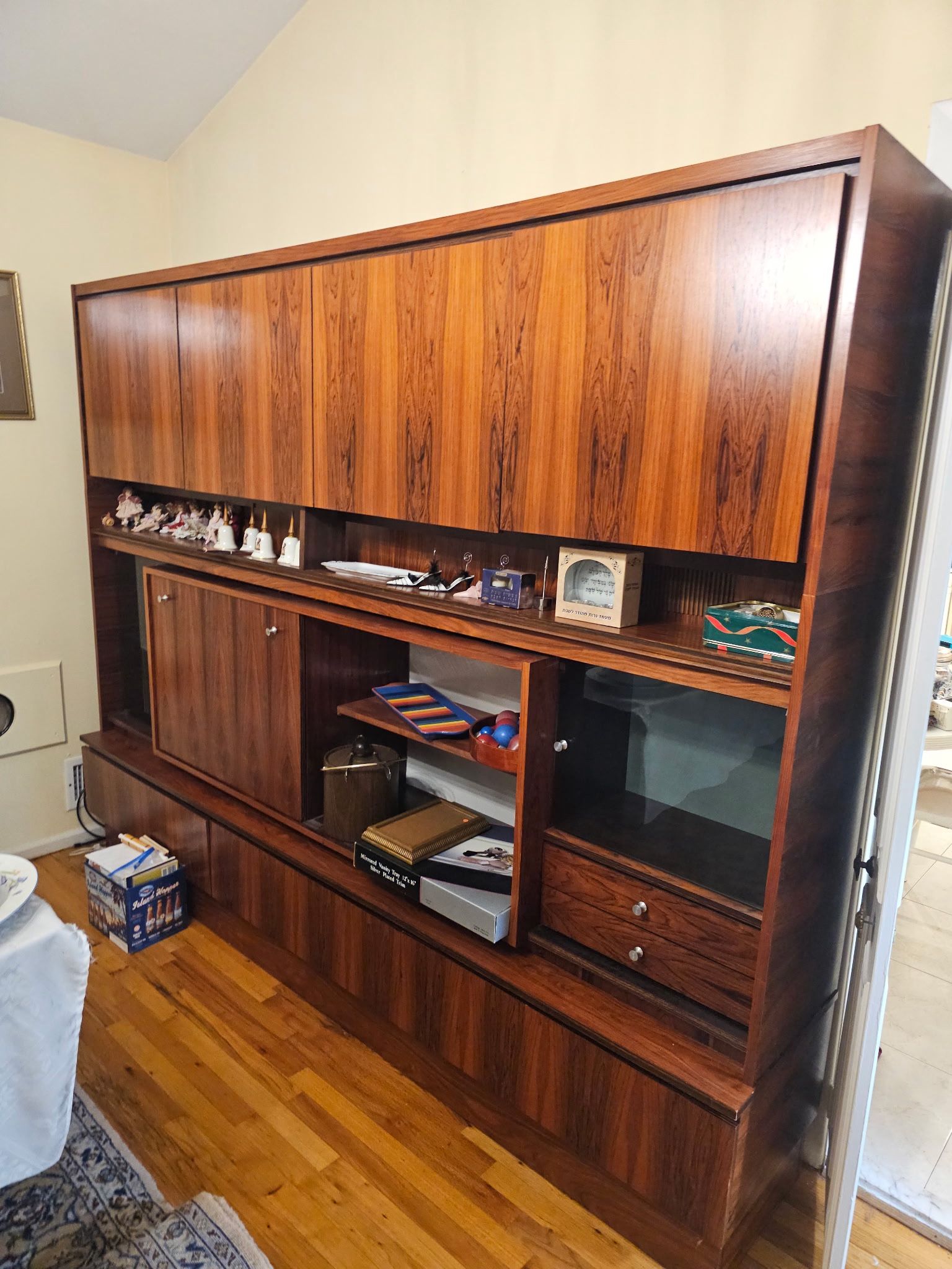 Mid Century Modern Formica Wall Unit