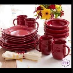 Vajilla Color Berry 16 Puedas Princess House