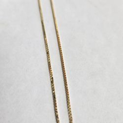 14kt Gold 16" Box Chain 