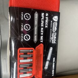 White Knight Wheel Lock Set