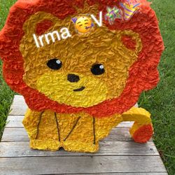 Leoncito piñata grande decorativa
