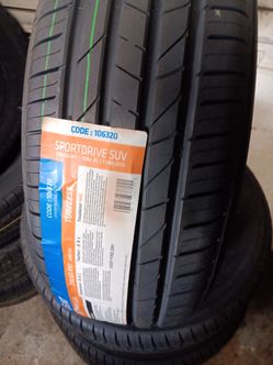 New Set of tires 235 65 17 CEAT