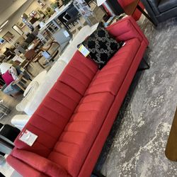 Red Sofa (priced With Tax)