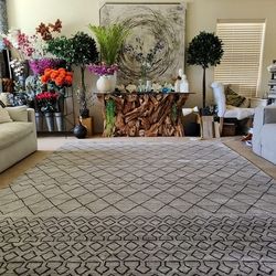 Moroccan Wool rug 8x10