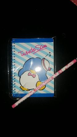 Hello Kitty Tuxedo Sam Notebook, Pencil