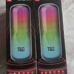 T&G TG-384 Mini Bluetooth Speaker (LED Light) - Brand New