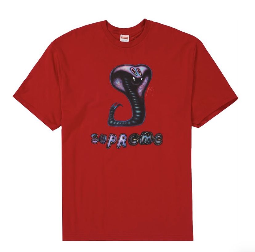 Supreme Snake Tee - Red