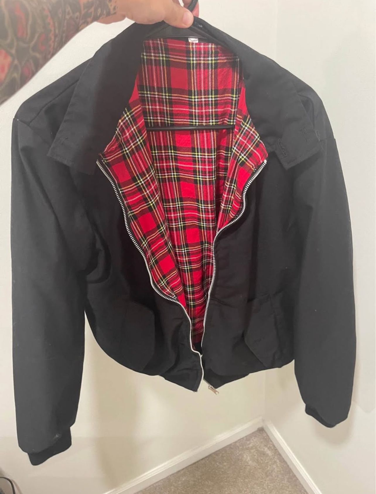 Harrington Style British Bomber Jacket