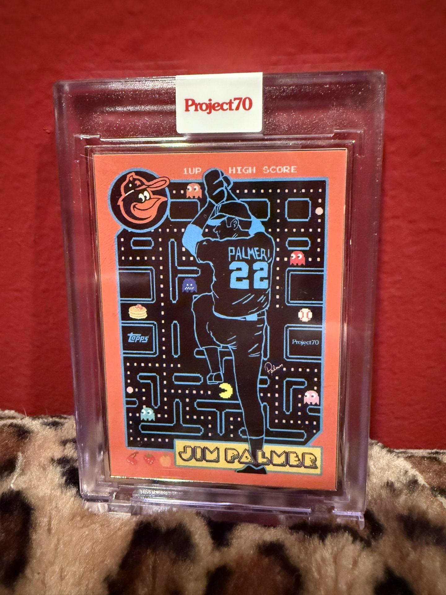 2021 TOPPS PROJECT 70 #154 JIM PALMER BY BRITTNEY PALMER- P70 Artist Proof AP SILVER FRAME 47/51 Baseball MLB