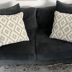 Velvet Couch And Loveseat 