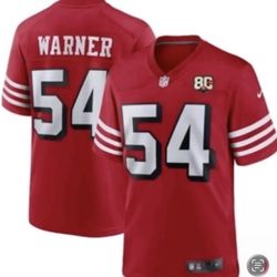San Francisco 49ers Warner #54 Sz Xxl 