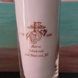 Vintage 1775 • 2005 Marine Detachment Fort Huachuca, Az. Beer Glass