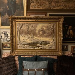 1940s Josef Dande Original Painting 